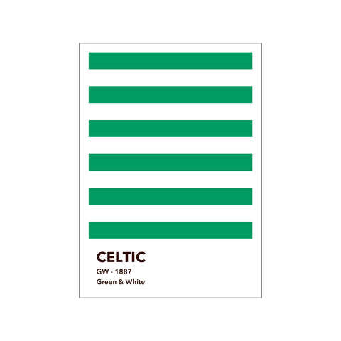 CELTIC - GREEN & WHITE